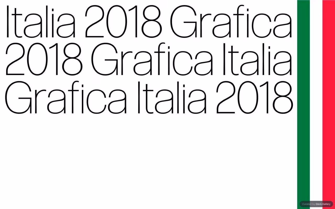 Grafica Italia 2018