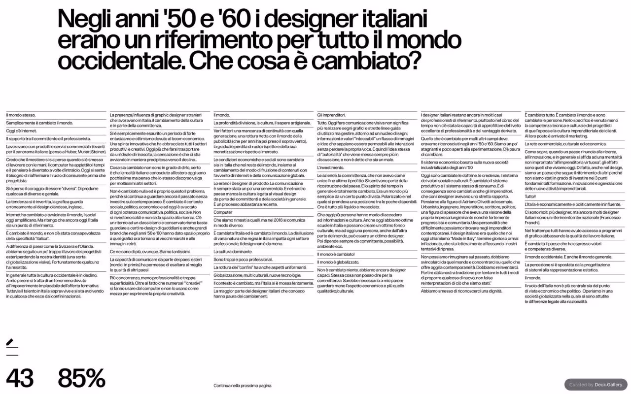 Grafica Italia 2018, slide 45