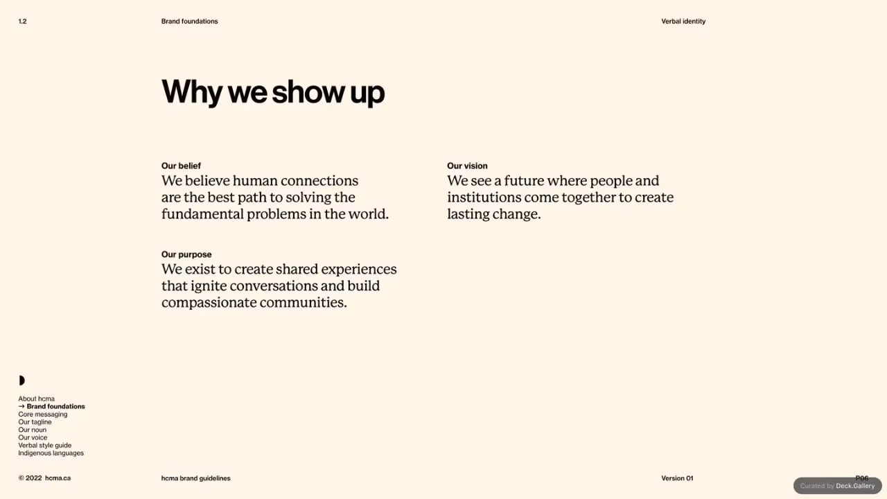 HCMA Brand Guidelines, slide 6