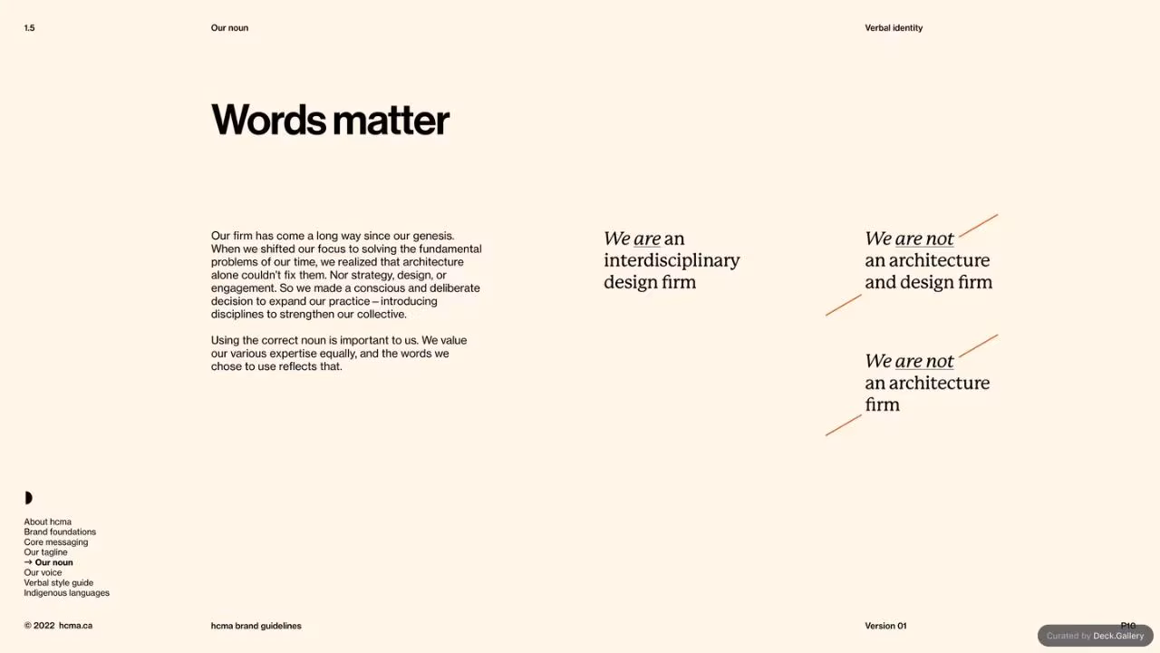 HCMA Brand Guidelines, slide 10