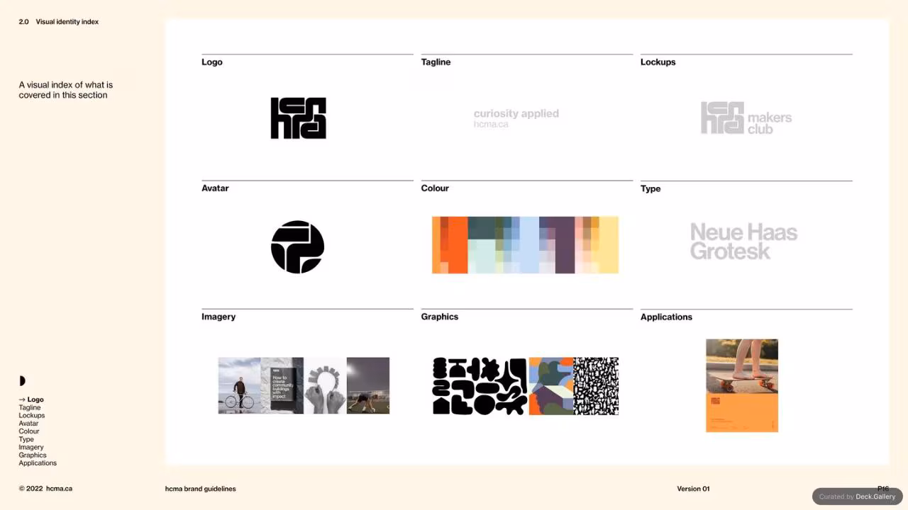 HCMA Brand Guidelines, slide 16