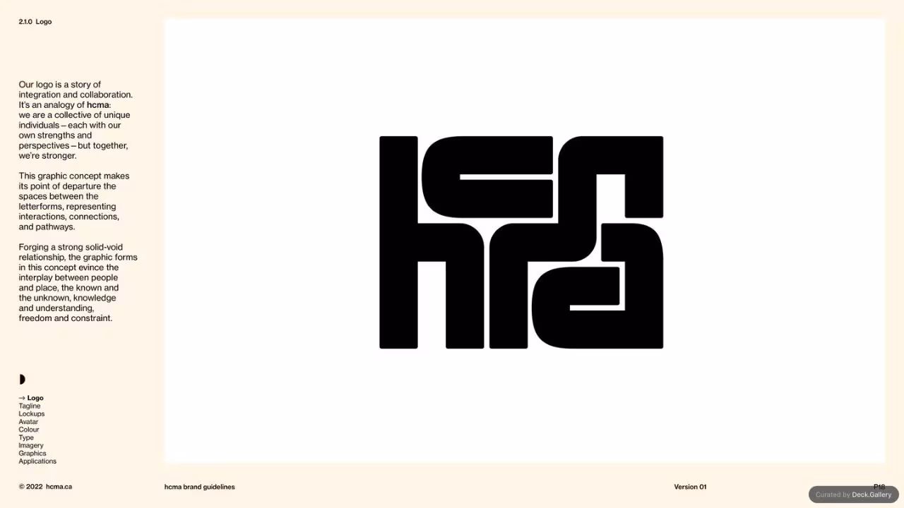 HCMA Brand Guidelines, slide 18