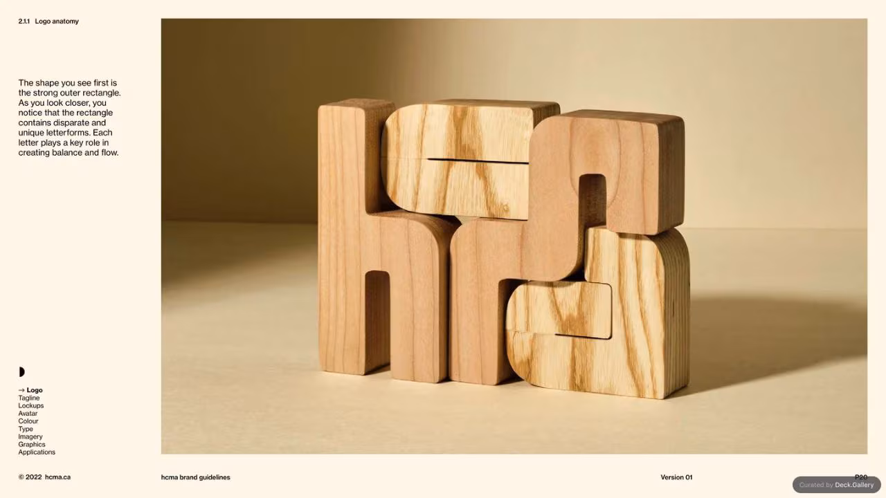 HCMA Brand Guidelines, slide 20