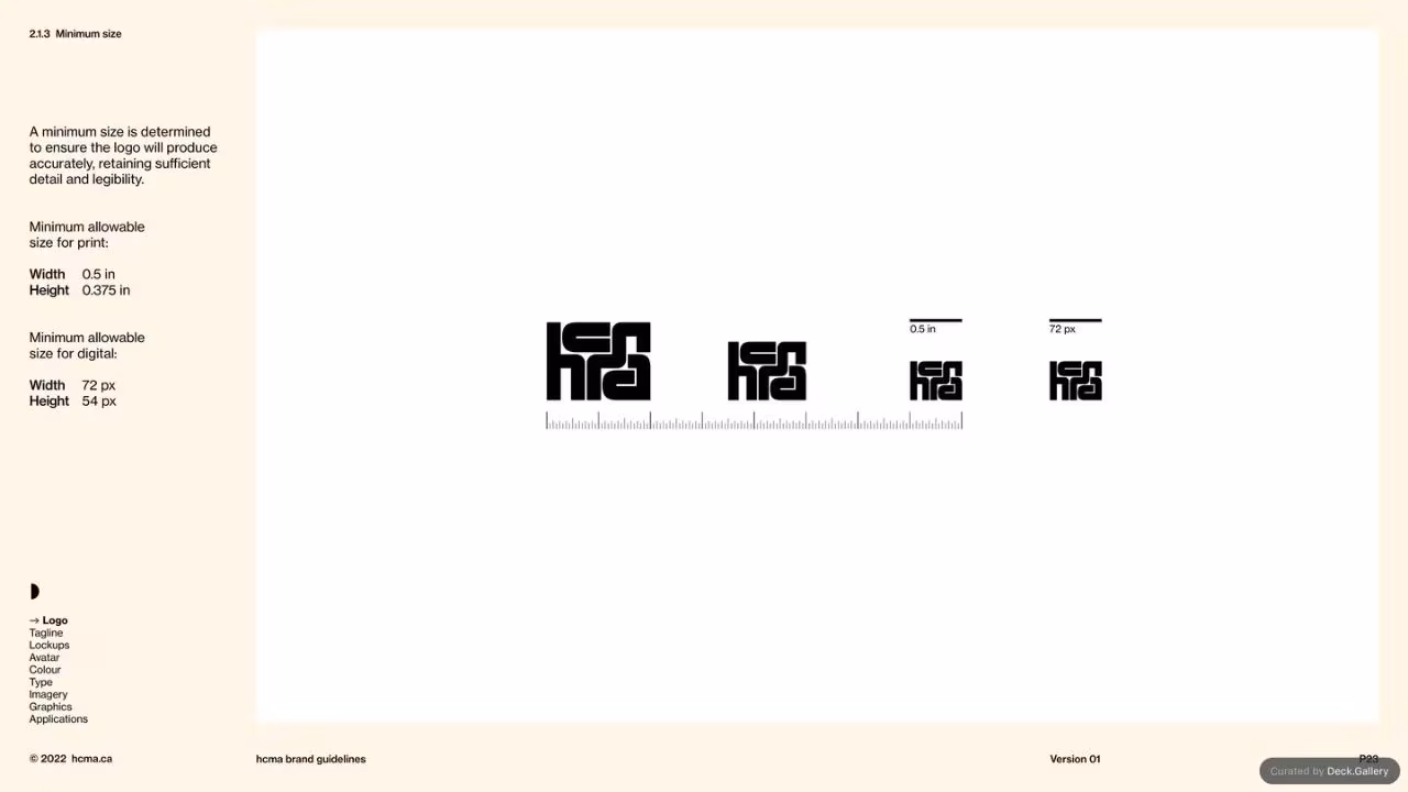 HCMA Brand Guidelines, slide 23