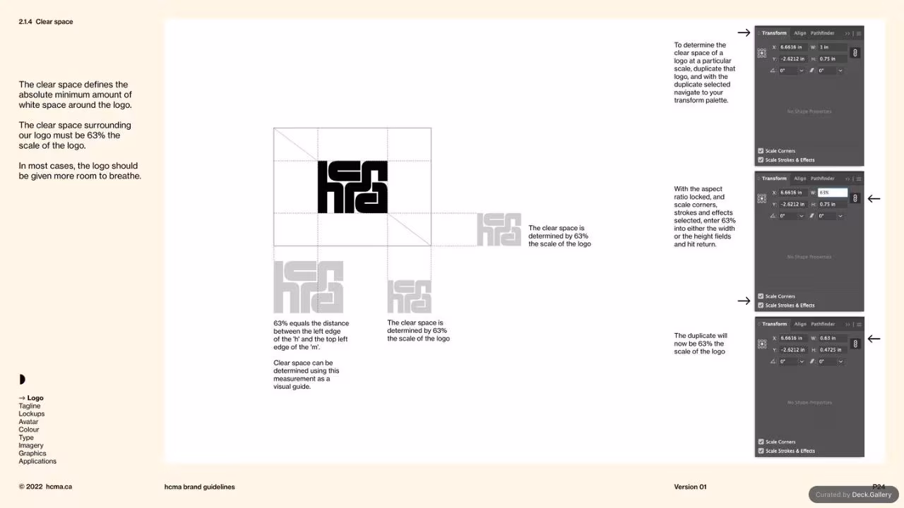 HCMA Brand Guidelines, slide 24