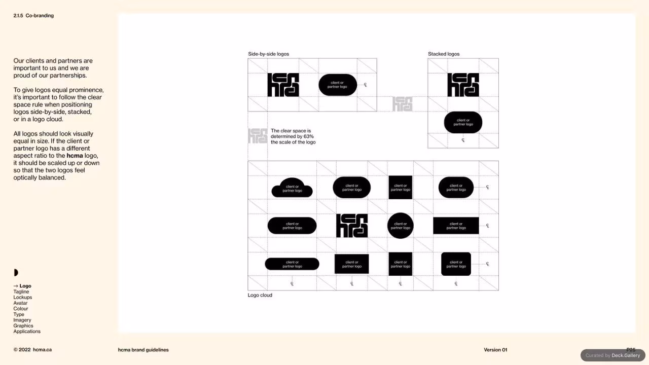 HCMA Brand Guidelines, slide 25