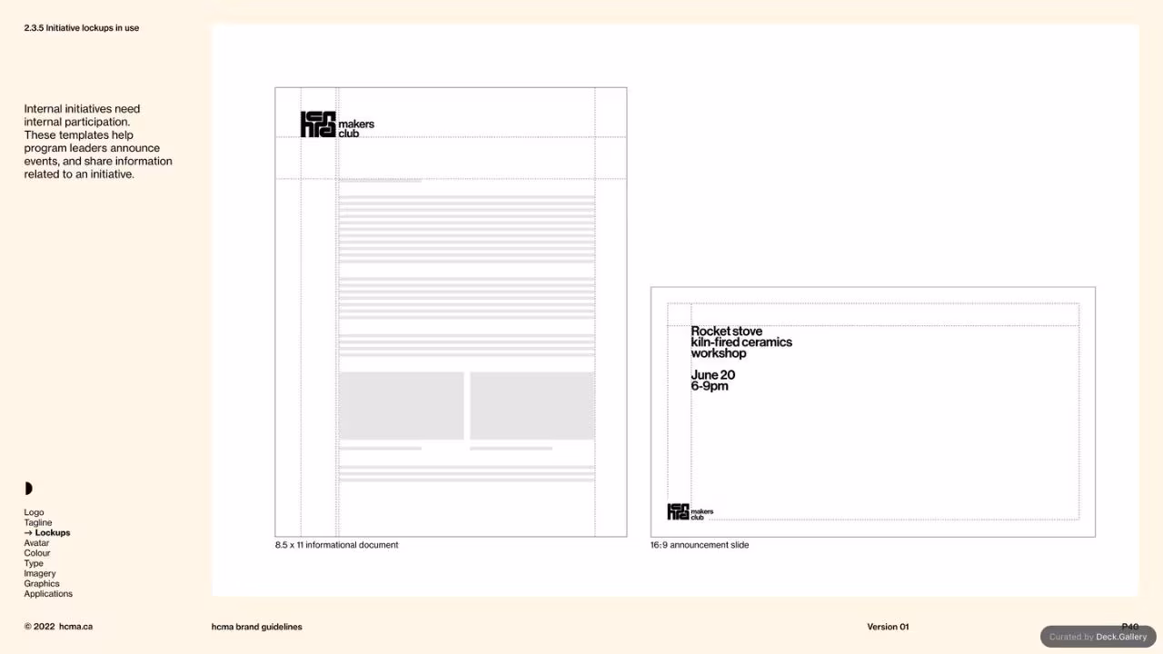 HCMA Brand Guidelines, slide 40