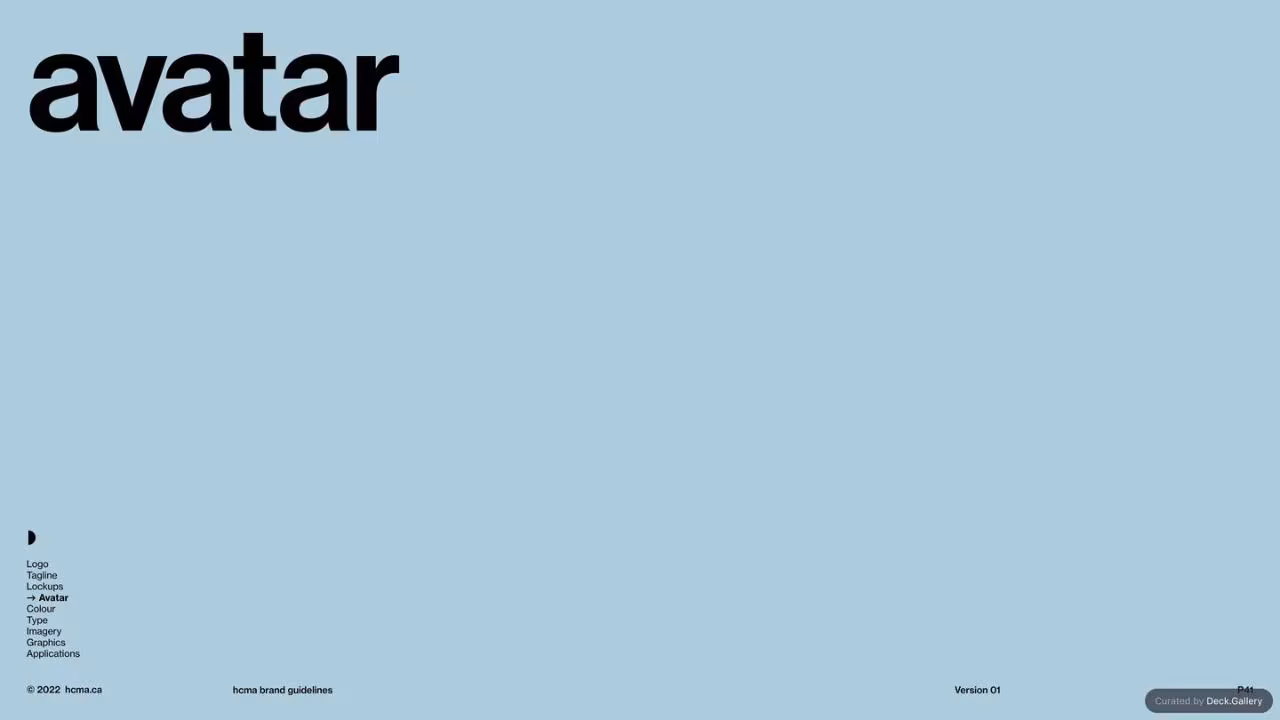 HCMA Brand Guidelines, slide 41
