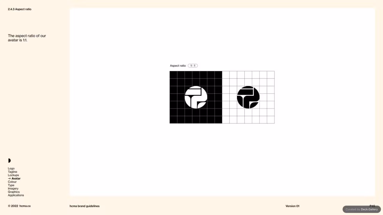 HCMA Brand Guidelines, slide 45