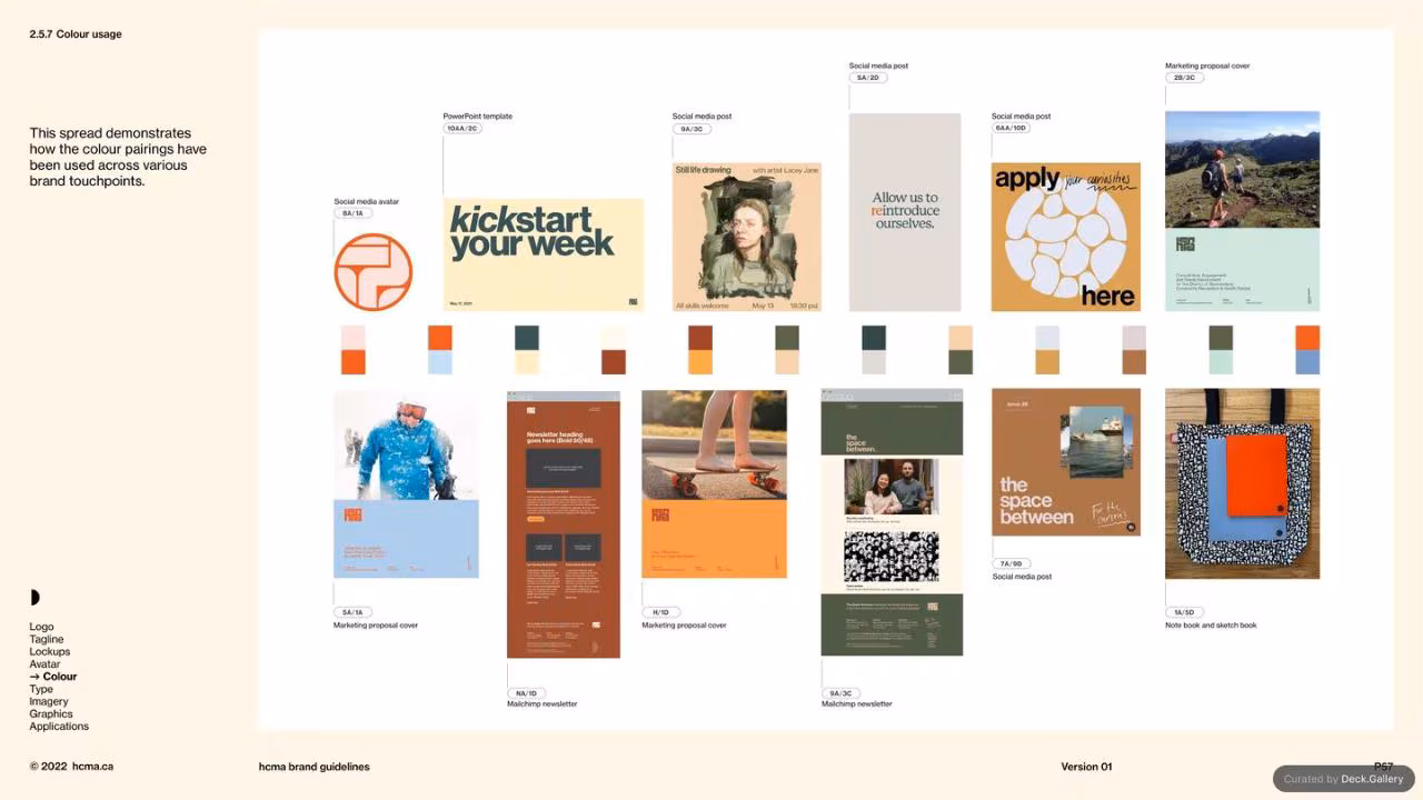 HCMA Brand Guidelines, slide 57