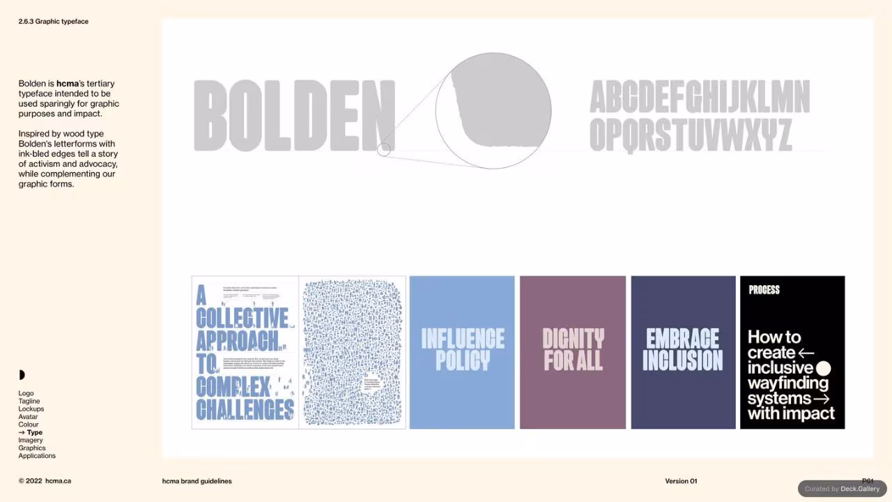 HCMA Brand Guidelines, slide 61