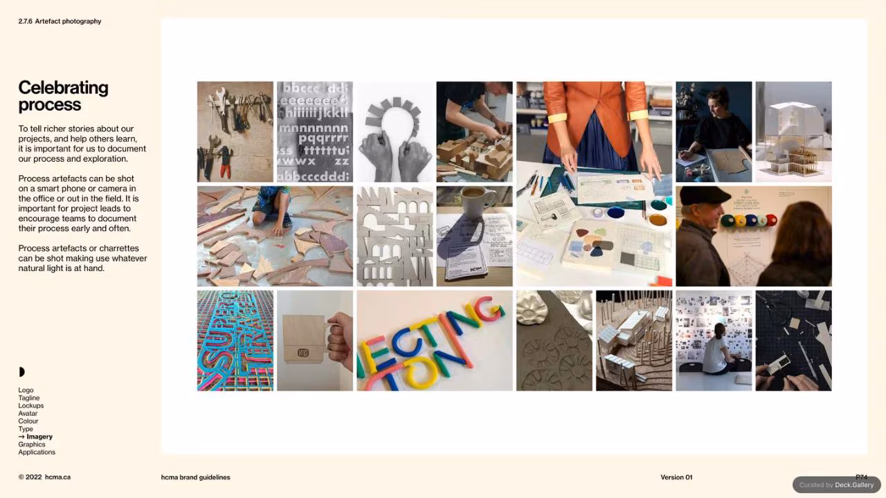 HCMA Brand Guidelines, slide 74