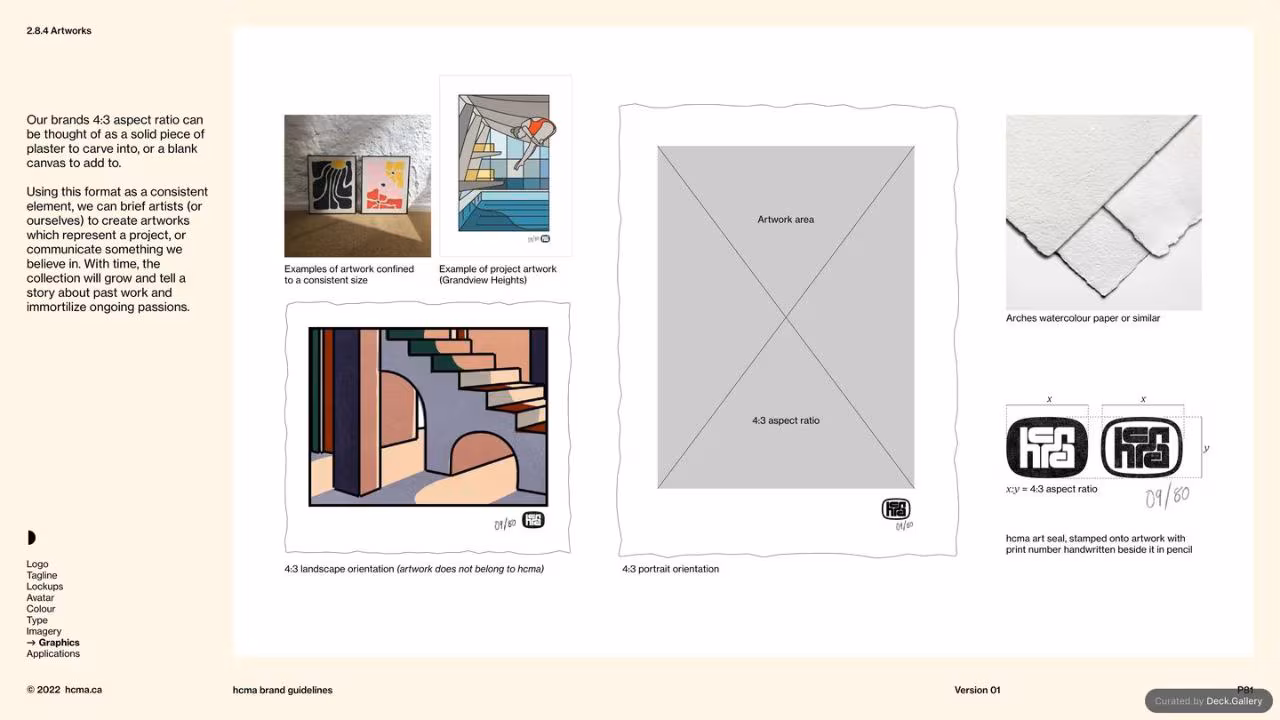 HCMA Brand Guidelines, slide 81