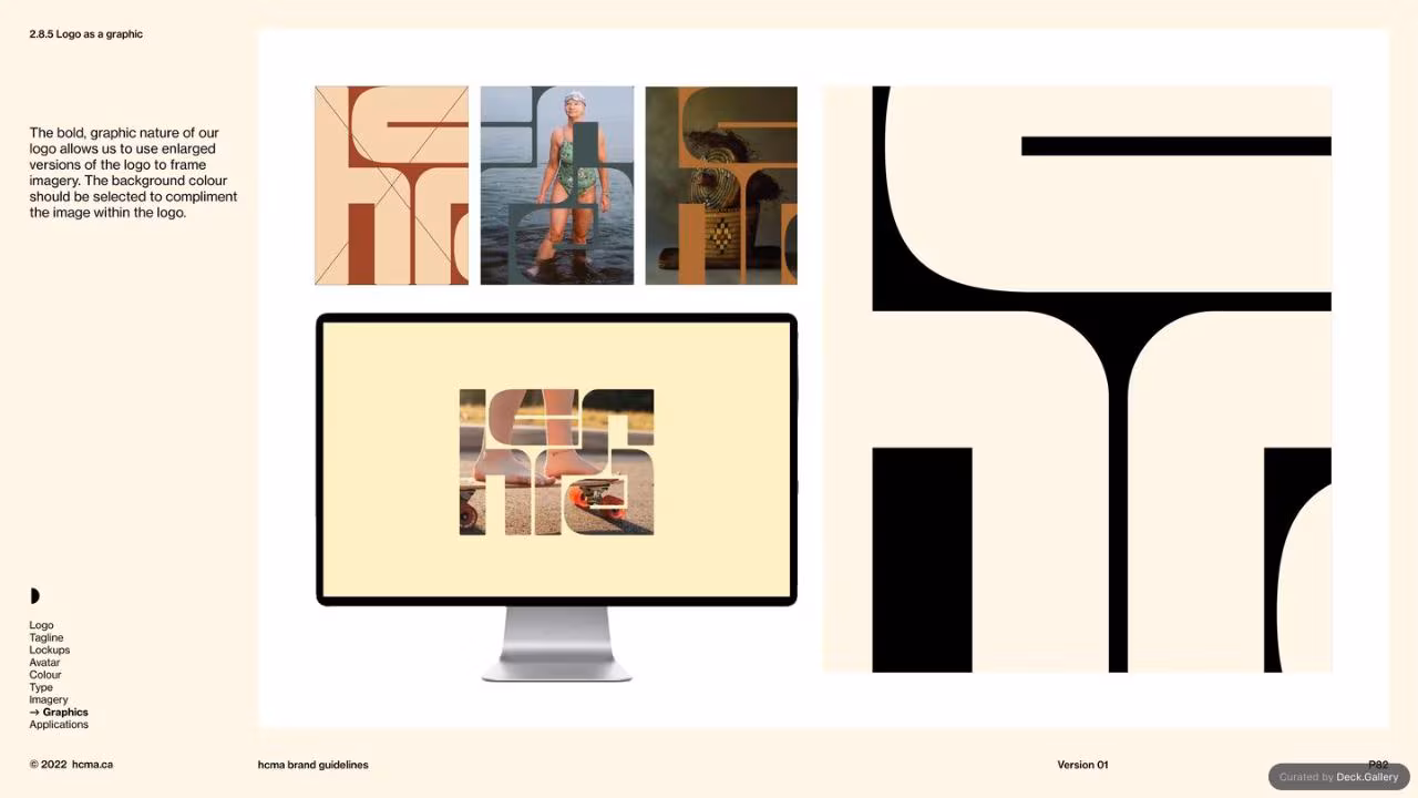 HCMA Brand Guidelines, slide 82