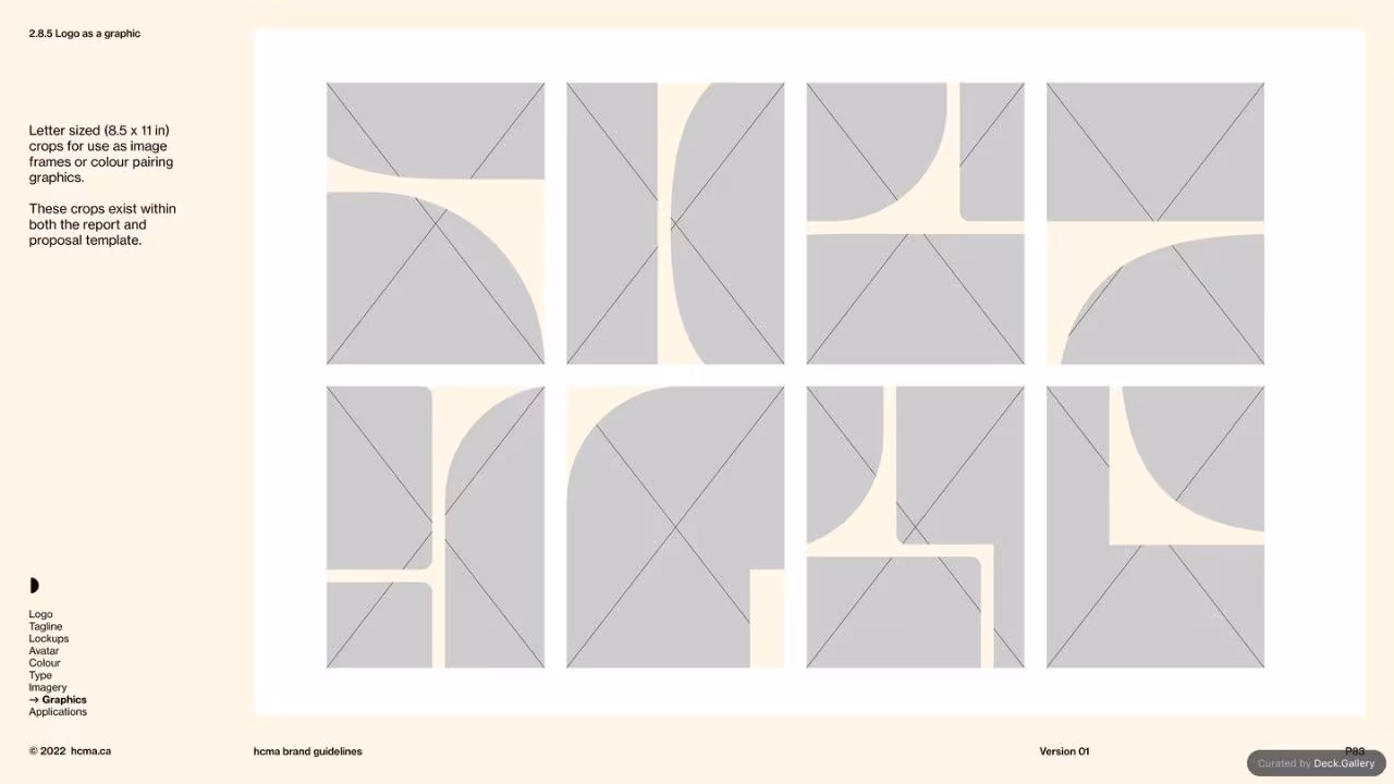 HCMA Brand Guidelines, slide 83