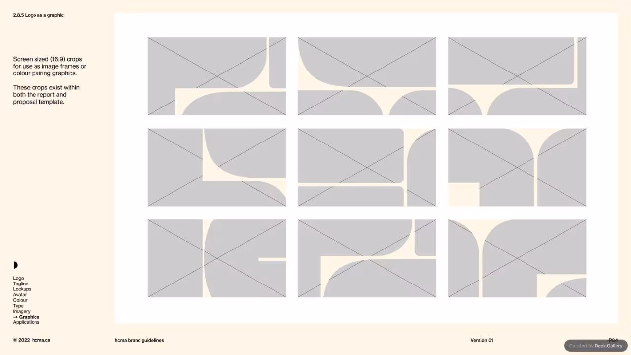 HCMA Brand Guidelines, slide 84