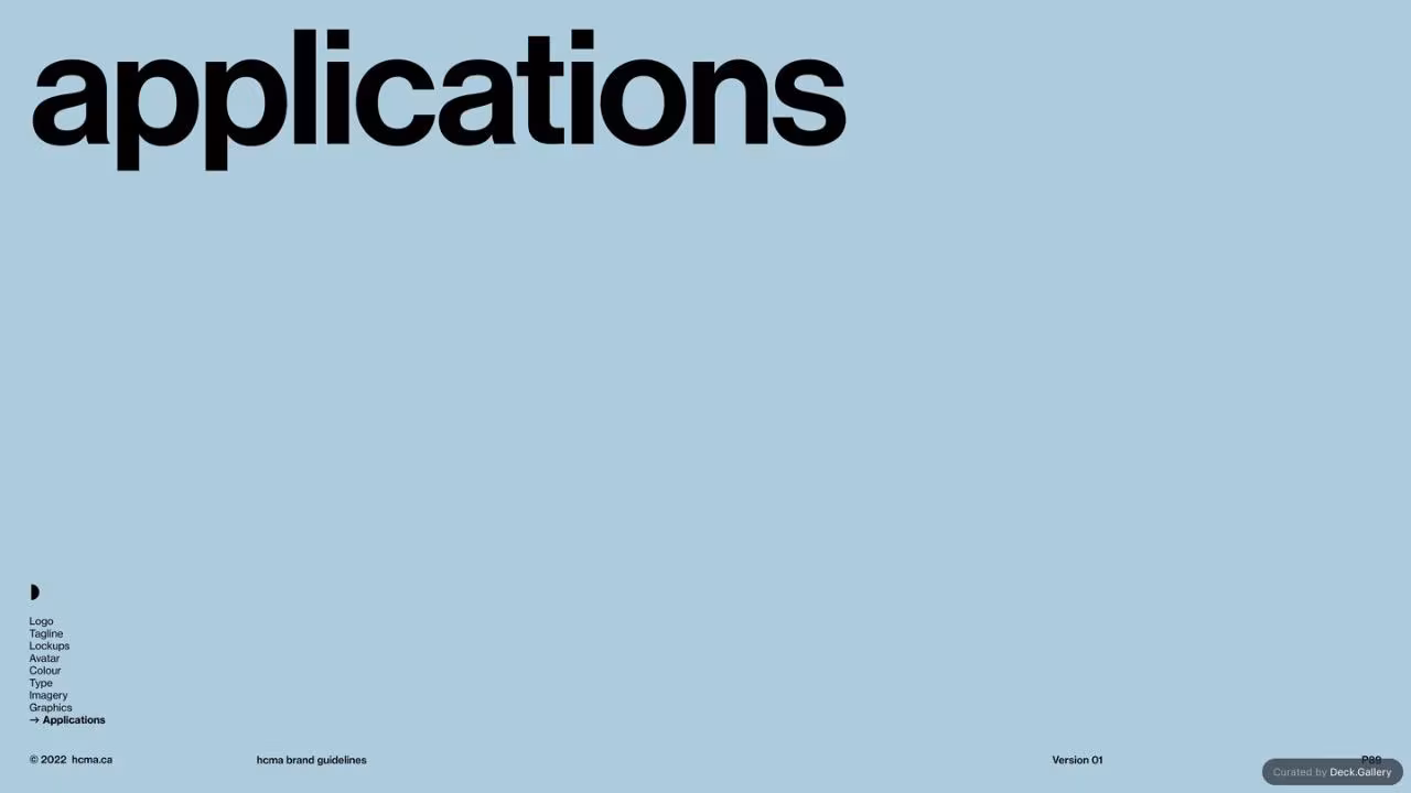HCMA Brand Guidelines, page 89