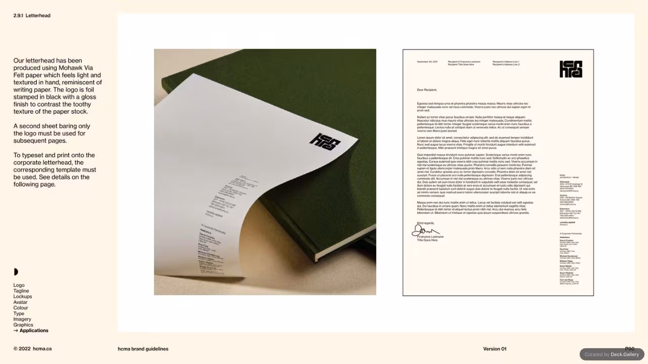 HCMA Brand Guidelines, slide 90