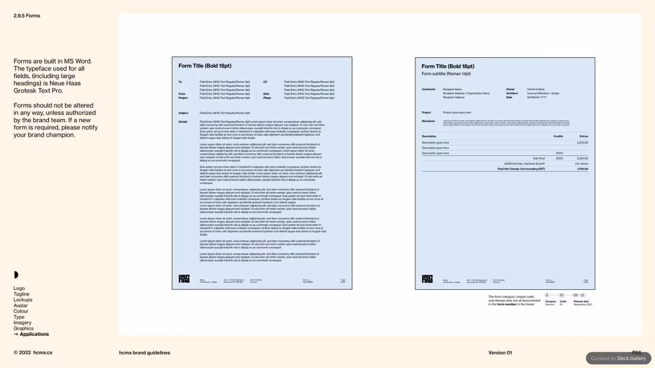HCMA Brand Guidelines, slide 95