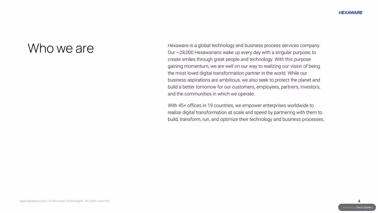 Hexaware Brand Guidelines 2024, slide 4