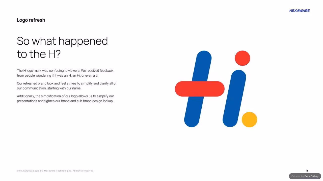 Hexaware Brand Guidelines 2024, slide 9