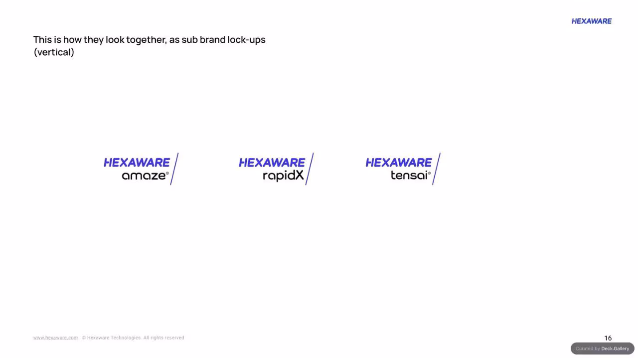 Hexaware Brand Guidelines 2024, slide 16