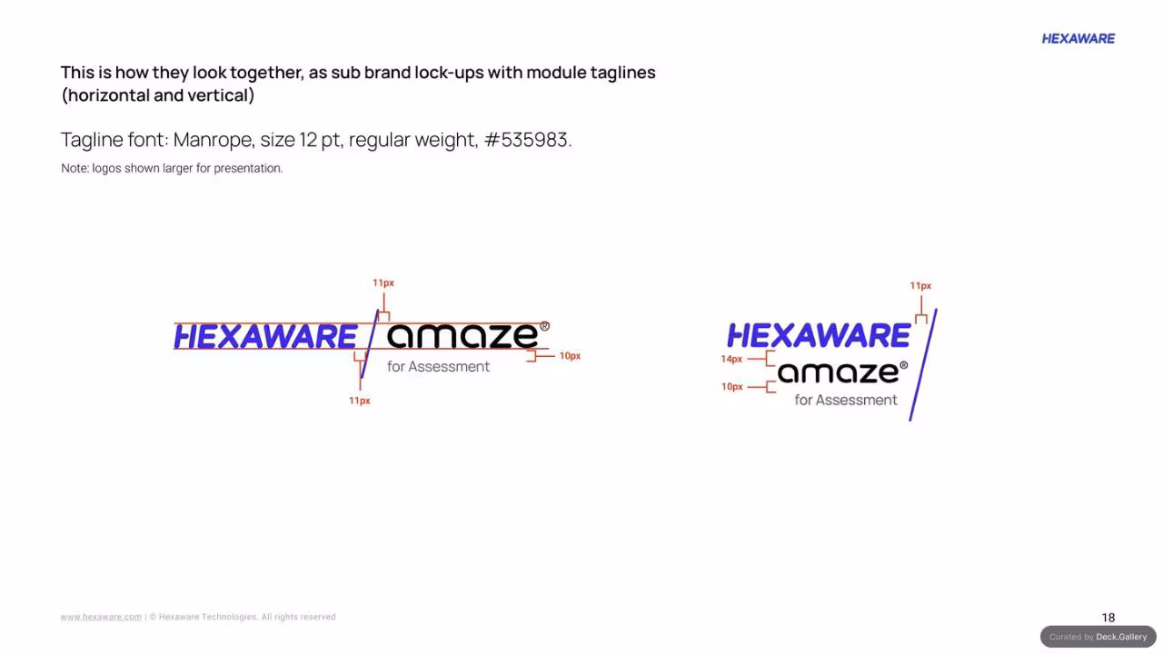 Hexaware Brand Guidelines 2024, slide 18