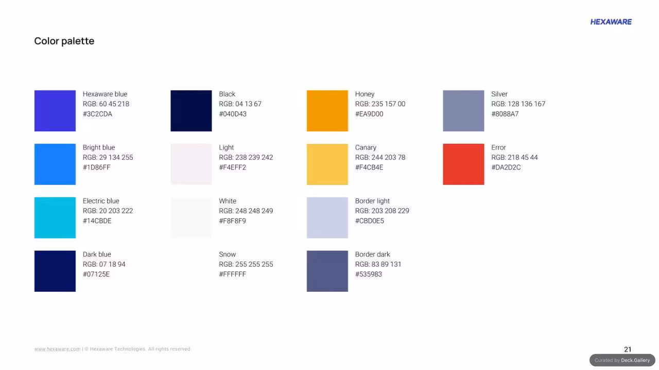 Hexaware Brand Guidelines 2024, slide 21