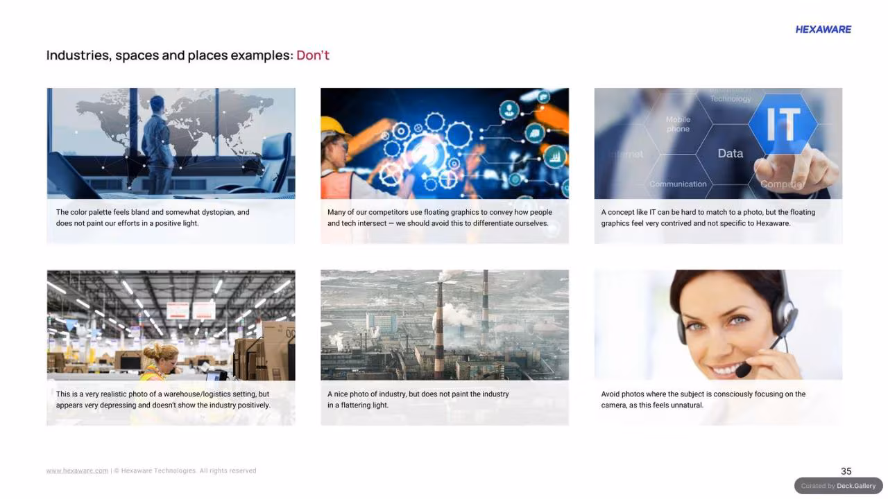 Hexaware Brand Guidelines 2024, slide 35