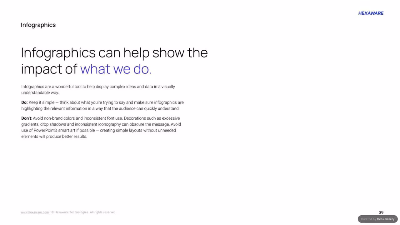 Hexaware Brand Guidelines 2024, slide 39