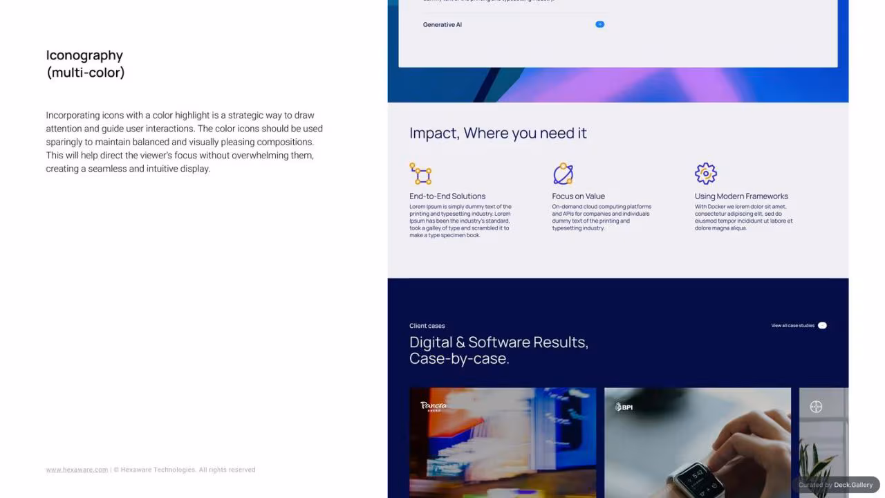 Hexaware Brand Guidelines 2024, slide 46