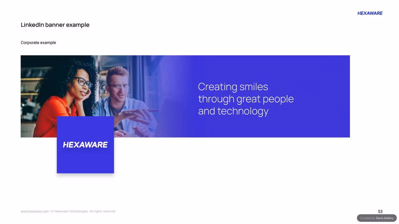Hexaware Brand Guidelines 2024, slide 53