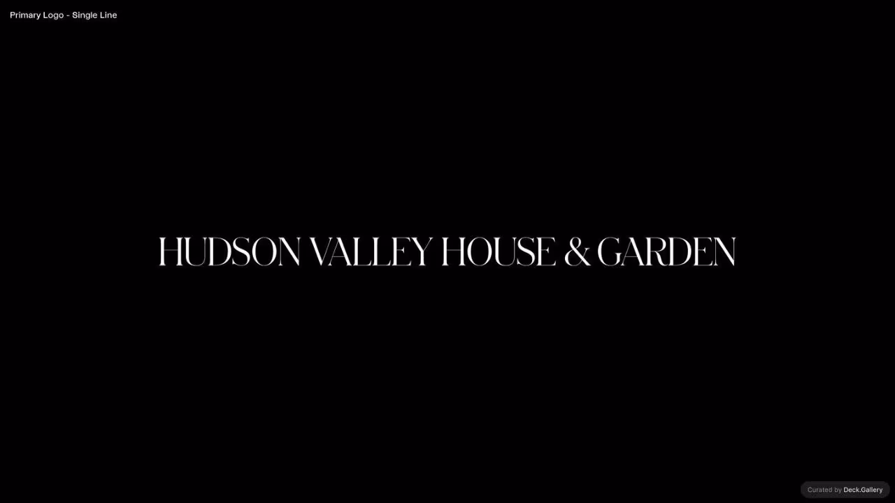 Hudson Valley House & Garden Brand Guidelines 2019, slide 4