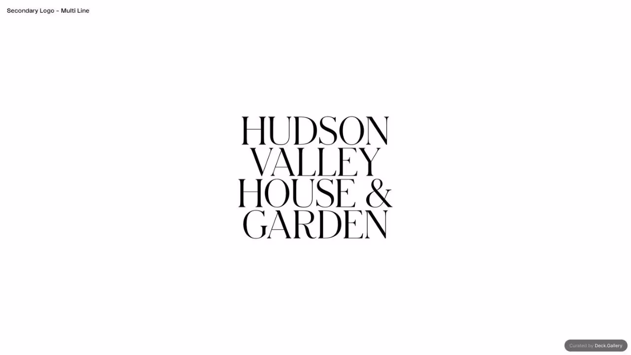 Hudson Valley House & Garden Brand Guidelines 2019, slide 6