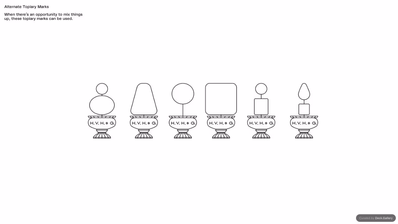Hudson Valley House & Garden Brand Guidelines 2019, slide 12