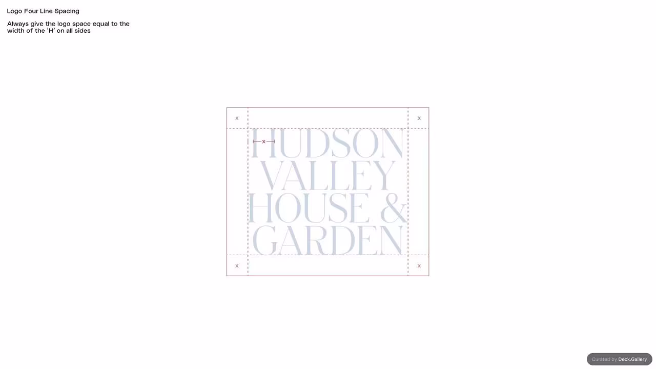 Hudson Valley House & Garden Brand Guidelines 2019, slide 15