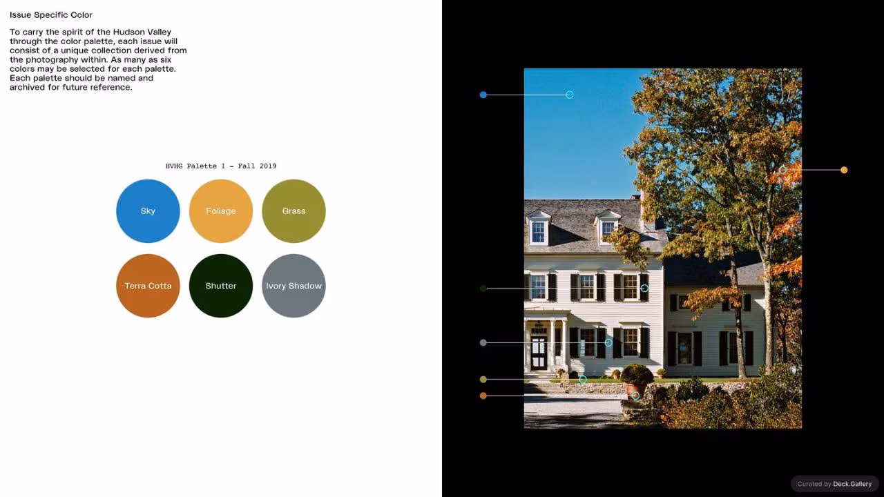 Hudson Valley House & Garden Brand Guidelines 2019, slide 23