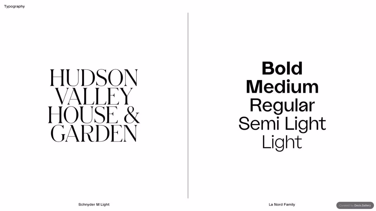Hudson Valley House & Garden Brand Guidelines 2019, slide 25