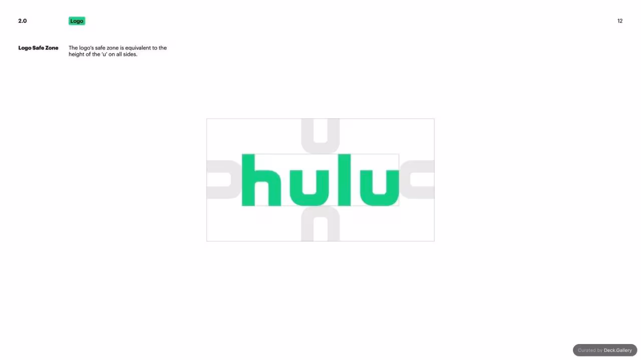 Hulu Brand Guidelines 2024, slide 12