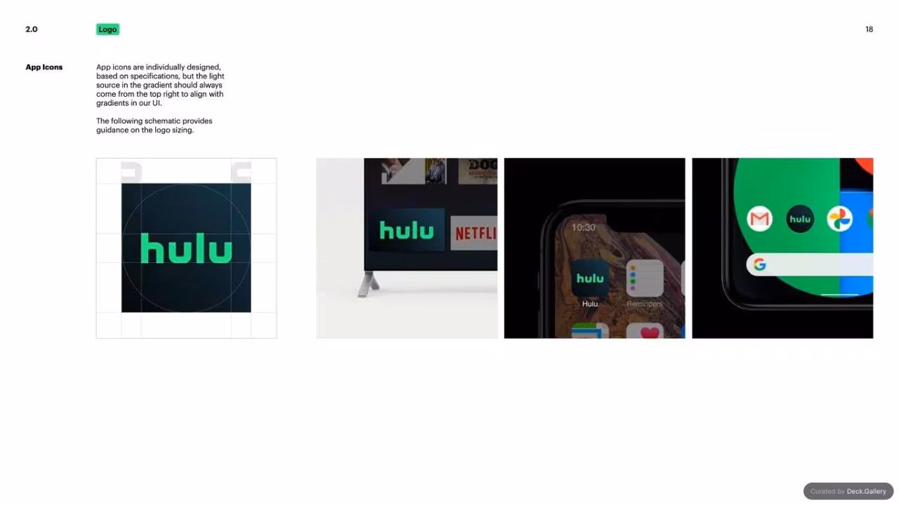 Hulu Brand Guidelines 2024, slide 18
