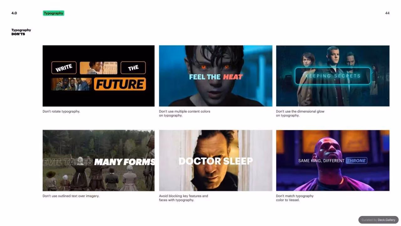 Hulu Brand Guidelines 2024, slide 44