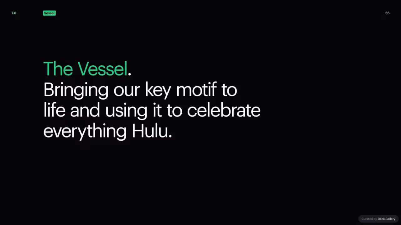 Hulu Brand Guidelines 2024, slide 56