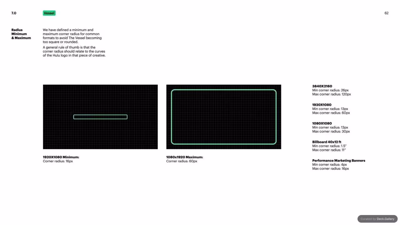 Hulu Brand Guidelines 2024, slide 62