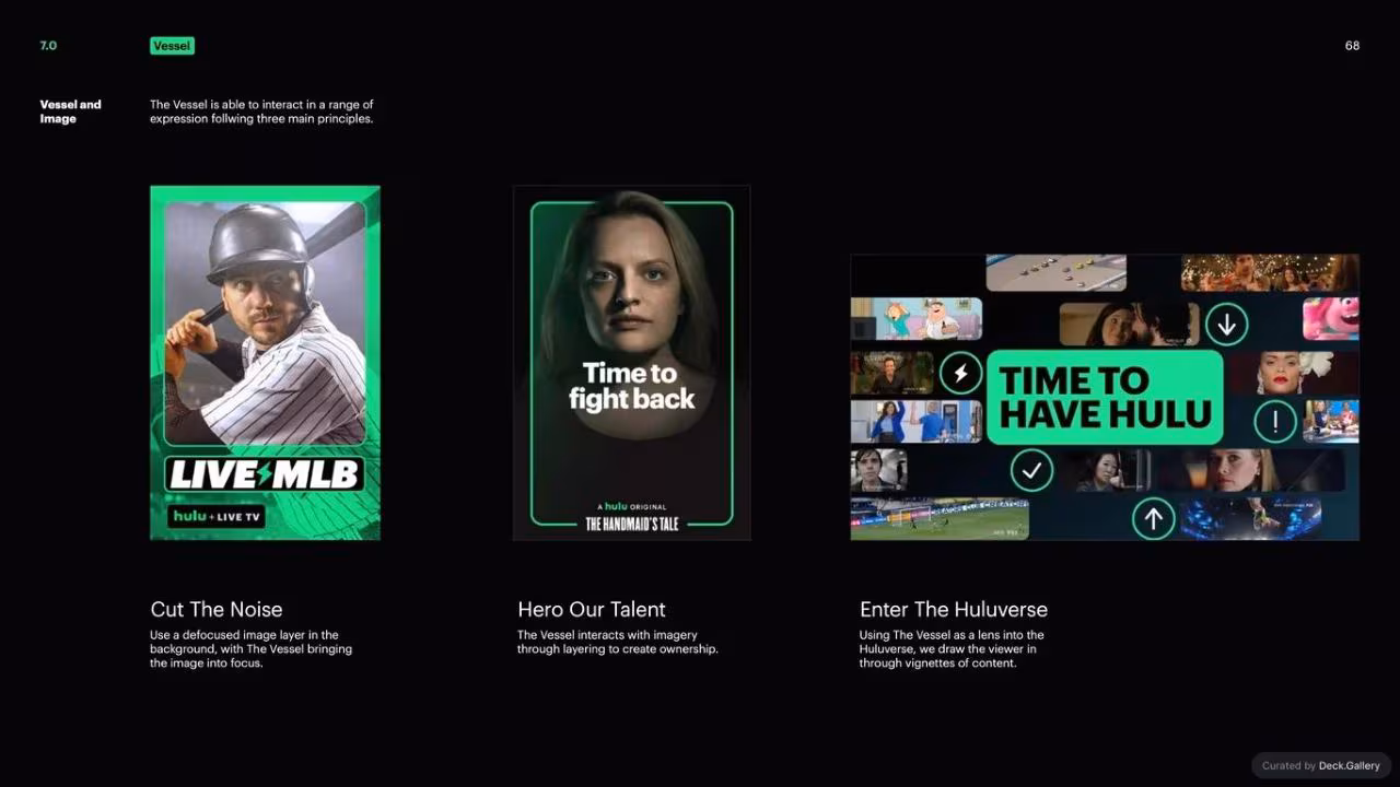 Hulu Brand Guidelines 2024, slide 68