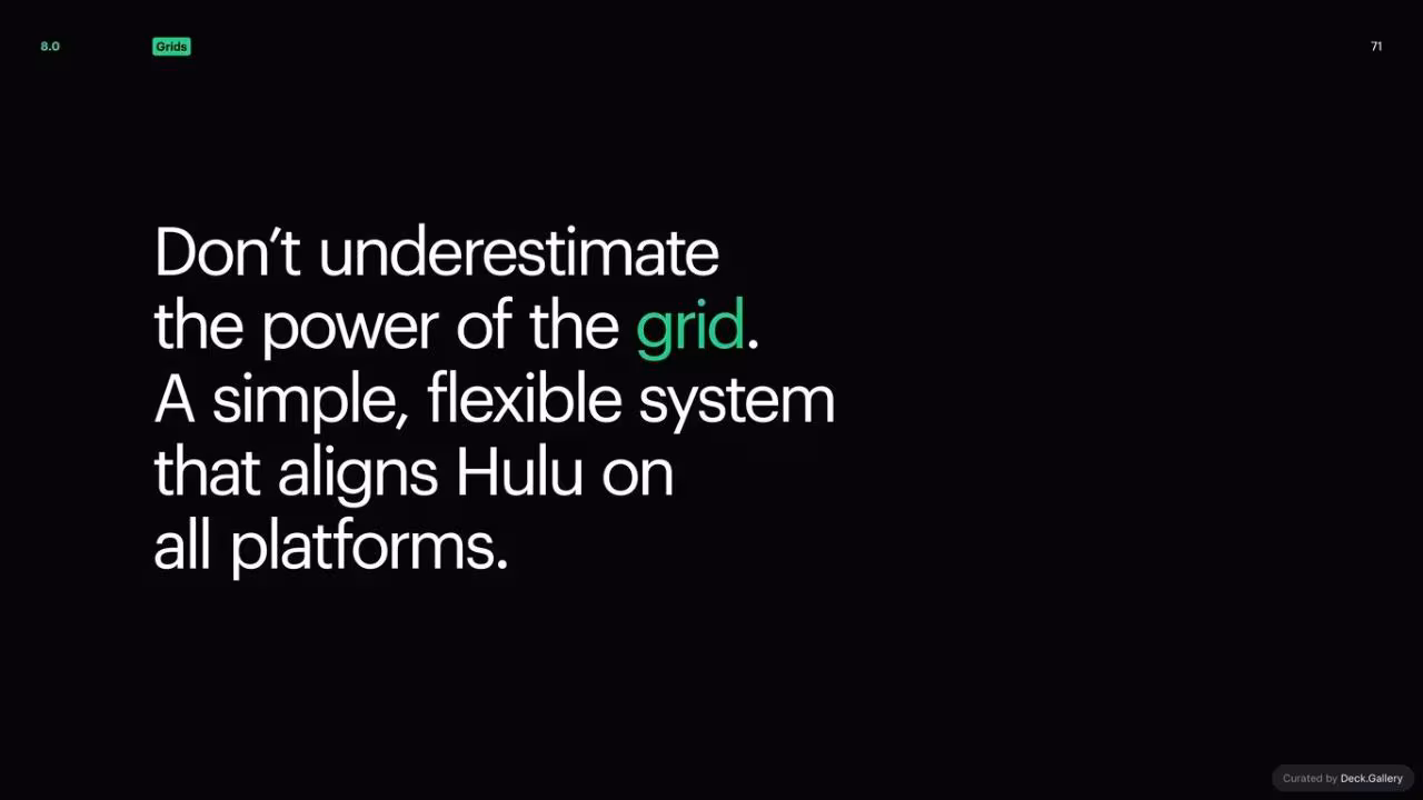 Hulu Brand Guidelines 2024, slide 71