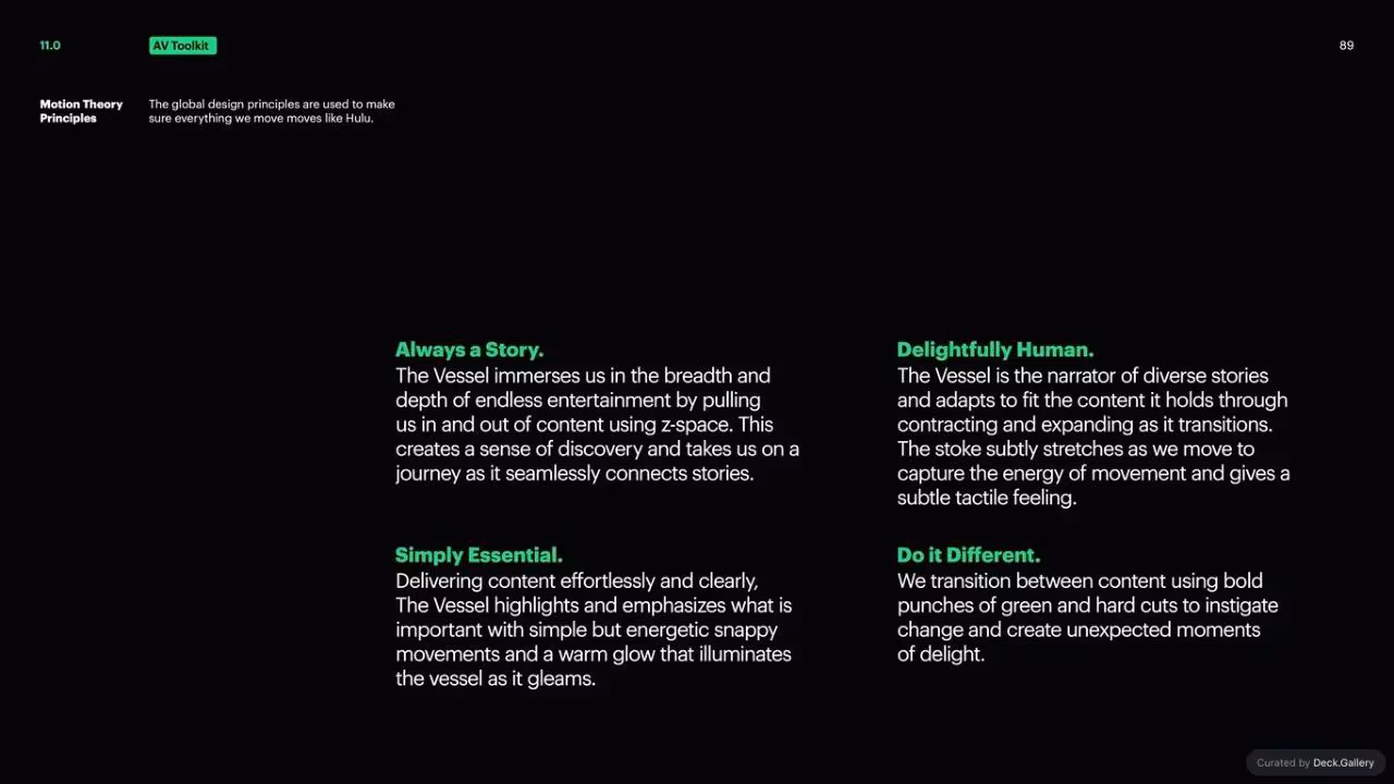 Hulu Brand Guidelines 2024, slide 89
