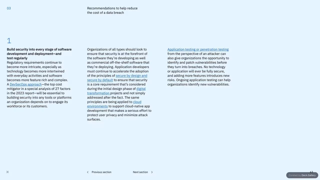 IBM Cost of a Data Breach Report 2023, slide 63