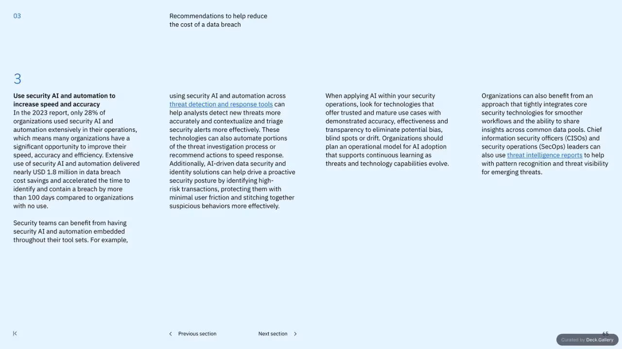 IBM Cost of a Data Breach Report 2023, slide 65