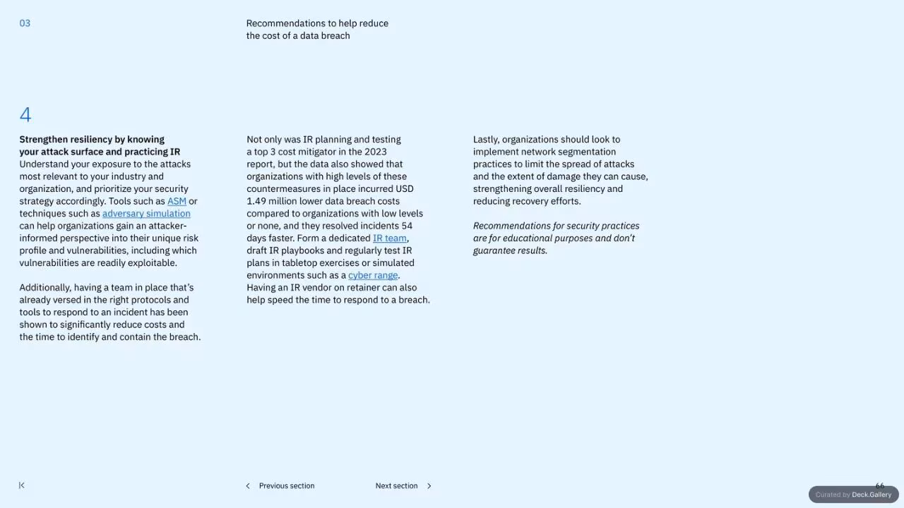 IBM Cost of a Data Breach Report 2023, slide 66