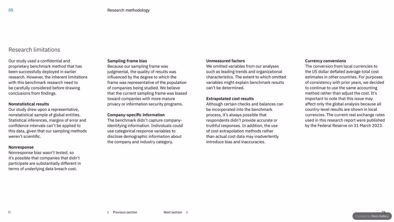 IBM Cost of a Data Breach Report 2023, slide 75